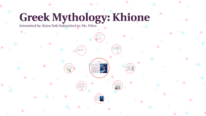 Greek Mythology Khione By Nerd