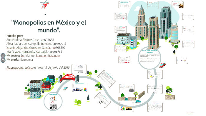 "Monopolios en México y el mundo". by Ana Paulina Alvarez Cruz on Prezi