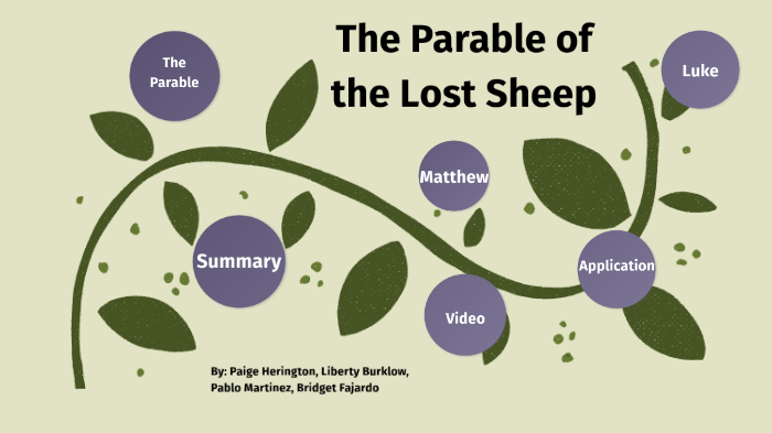 The Parable of the Lost Sheep by Paige Herington on Prezi