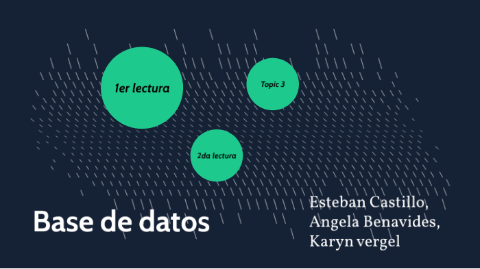 Base de Datos by Esteban Castillo on Prezi