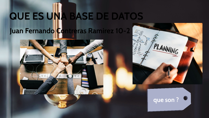 bases de datos by Juan Fernando Contreras Ramírez on Prezi