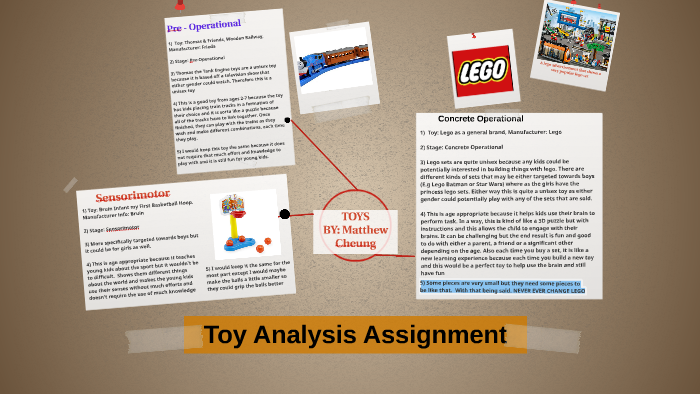 critique of a toy assignment lego