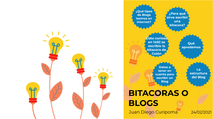 BITACORA O BLOGS by Diego Curipoma on Prezi