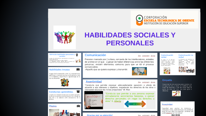 HABILIDADES SOCIALES Y PERSONALES by Alejandra Martinez on Prezi