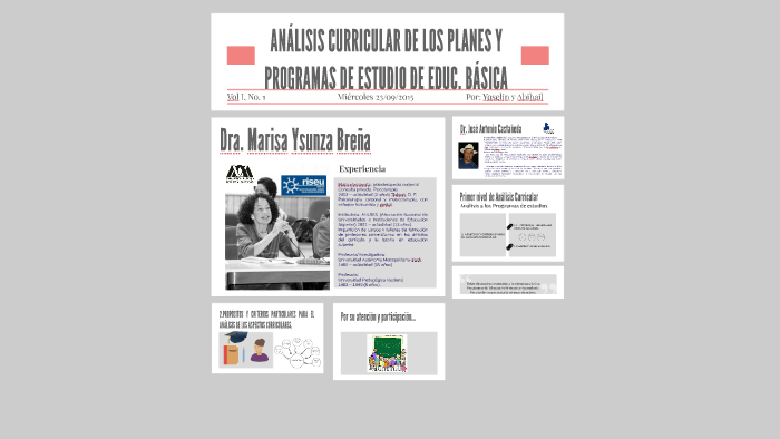 ANÁLISIS CURRICULAR DE LOS PLANES Y PROGRAMAS DE ESTUDIO DE by on Prezi