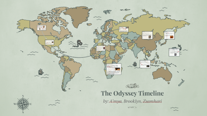 The Odyssey Timeline By A'mya Stevens