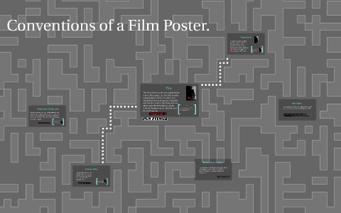 conventions of a movie poster
