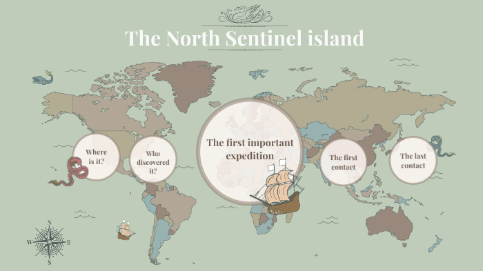 north sentinel island map