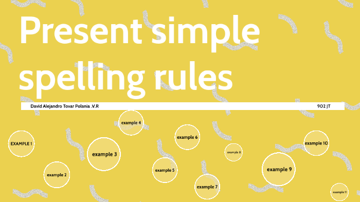 Present Simple Spelling Rules By David Tovar On Prezi