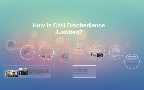 in essay on civil disobedience what actions justified breaking the law