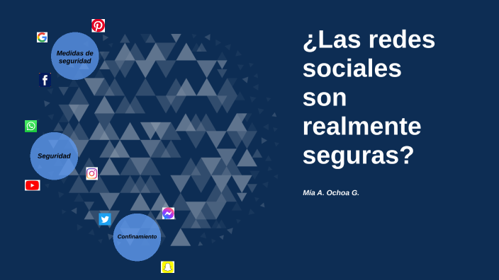 ¿Las redes sociales son realmente seguras? by Mía Aylín Ochoa González