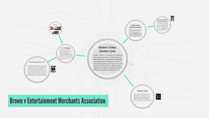 Brown V Entertainment Merchants Association By Tosh Martin On Prezi