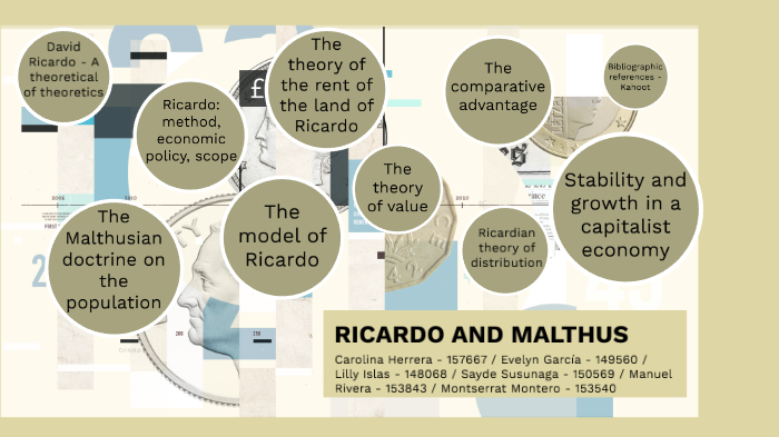Ricardo And Malthus By Montserrat Montero