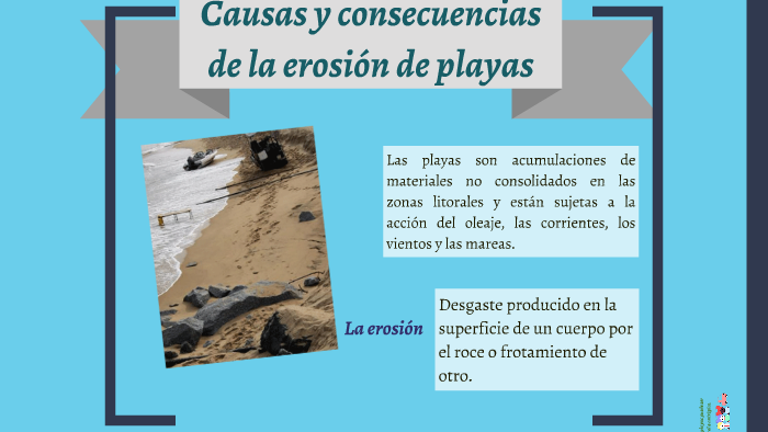 Causas Y Consecuencias De La Erosion De Playas By Alma Navarro On Prezi