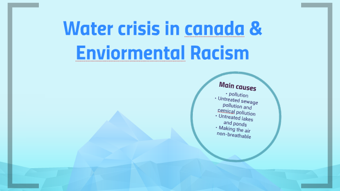 water crisis in canada essay