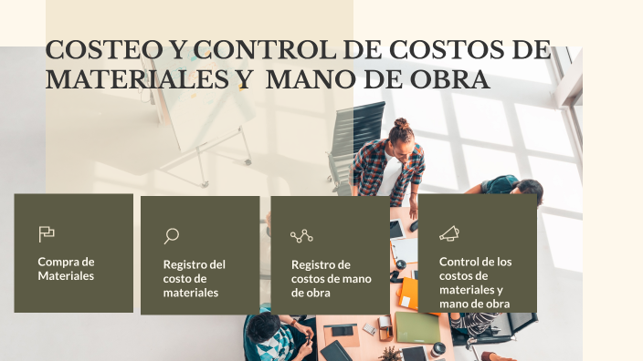 COSTEO Y CONTROL DE COSTOS DE MATERIALES Y MANO DE OBRA by Alexa ...