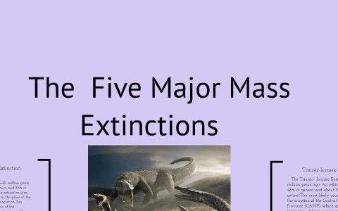 5 Mass Extinctions by Zayla Smith on Prezi