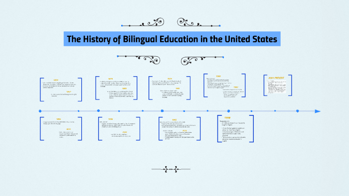 history of bilingual education
