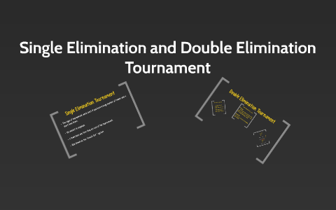 What Is A Single-Elimination Tournament In Sports?