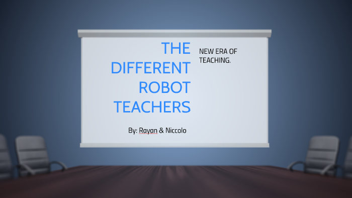 essay on robot teachers