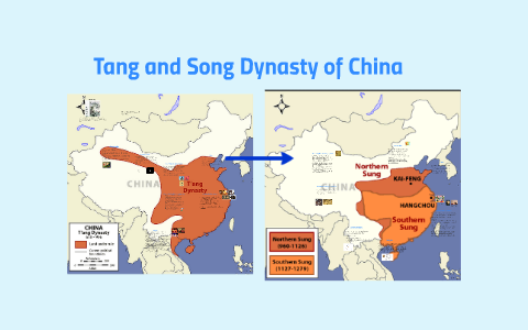 song and tang dynasty map