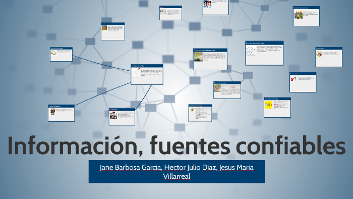 Información, fuentes confiables by jane barbosa garcia on Prezi