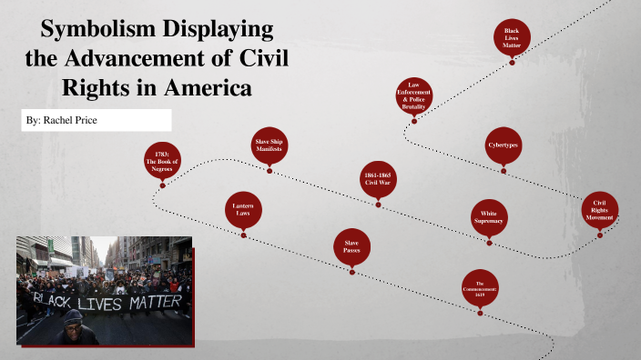 Symbolism showing progress of civil rights in america by Rachel Price ...