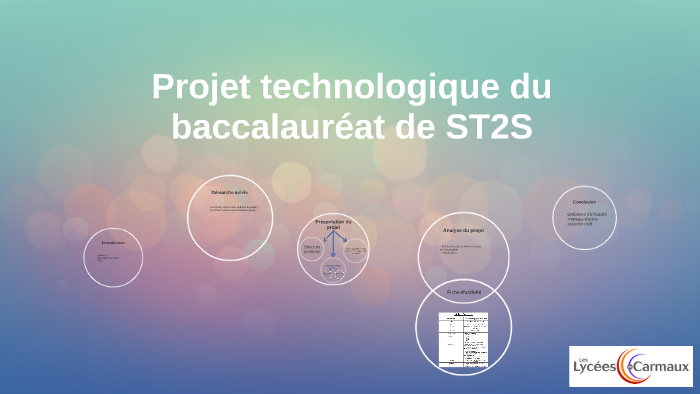 projet technologique st2s diaporama