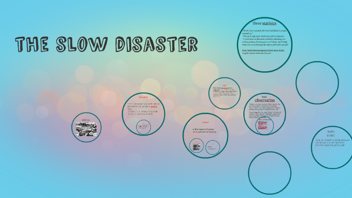 The slow disaster by nicole herrera on Prezi