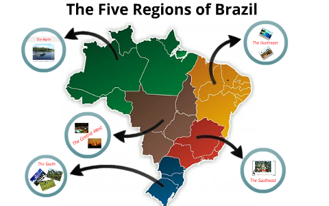 The Five Regions Of Brazil By Romulo Ribeiro On Prezi