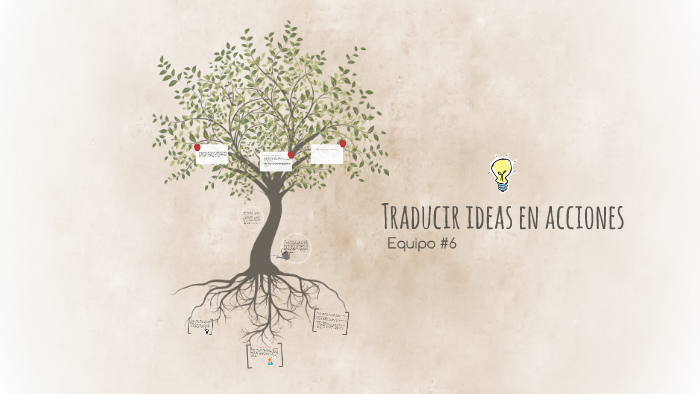 Que Es Traducir Ideas En Acciones prezi.com