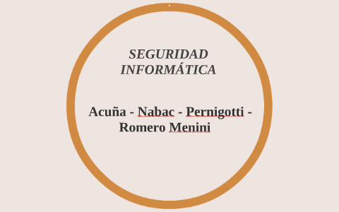 SEGURIDAD INFORMÁTICA by Valentina Pernigotti on Prezi
