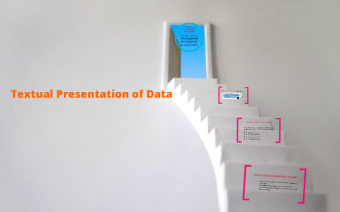 what textual presentation data