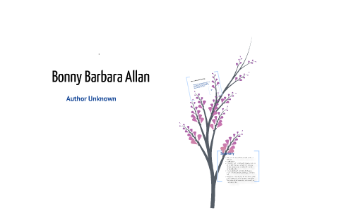 bonny barbara allan