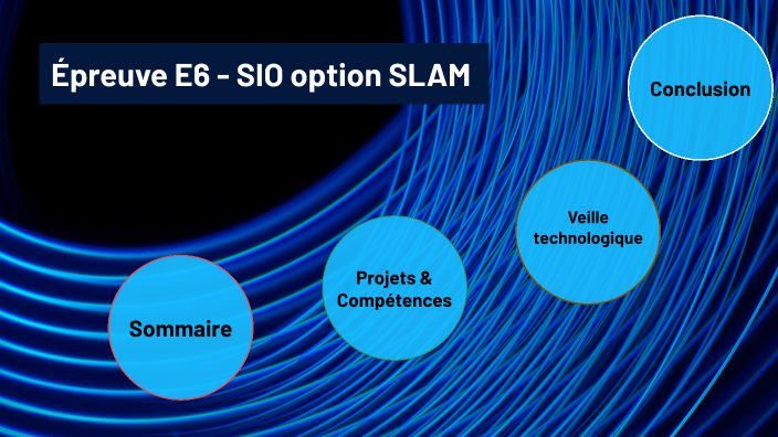 Epreuve E6 - BTS SIO SLAM by Farid El BARBARY on Prezi