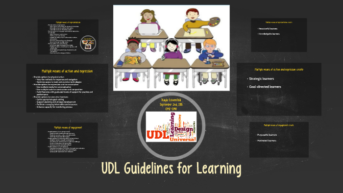 UDL Guidelines for Learning by Kayla Schoenfeld on Prezi
