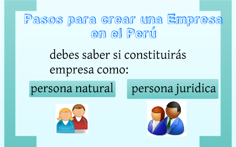 Guía para crear una Empresa en el Perú by jean osores vilchez