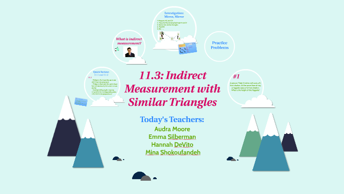 indirect measurement examples