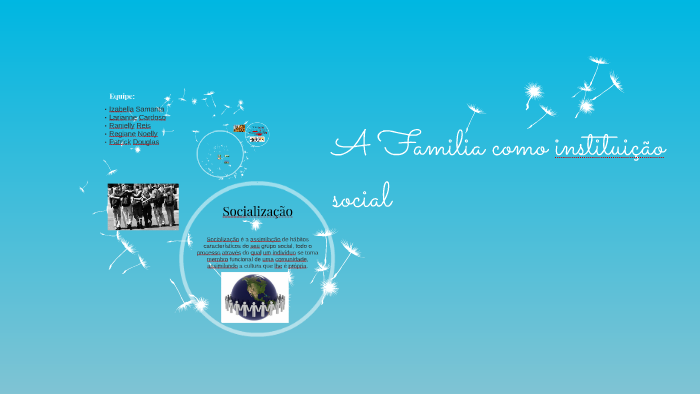 A Familia como instituição social by Vittoria Miranda on Prezi