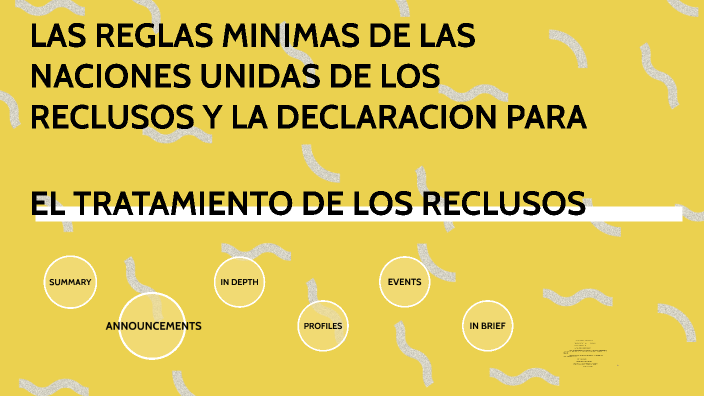 Las Reglas Minimas De Las Naciones Unidas Para El Tratamiento De Los Reclusos Y La Declaracion 0649