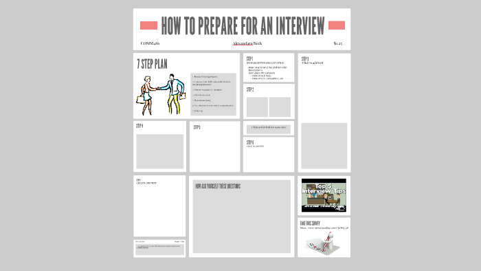 HOW TO PREPARE FOR AN INTERVIEW by Alexandra Beck on Prezi