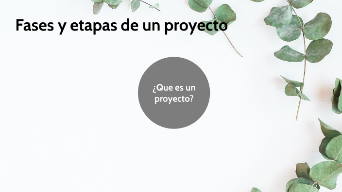 Fases y etapas de un proyecto by Kevin Perez on Prezi