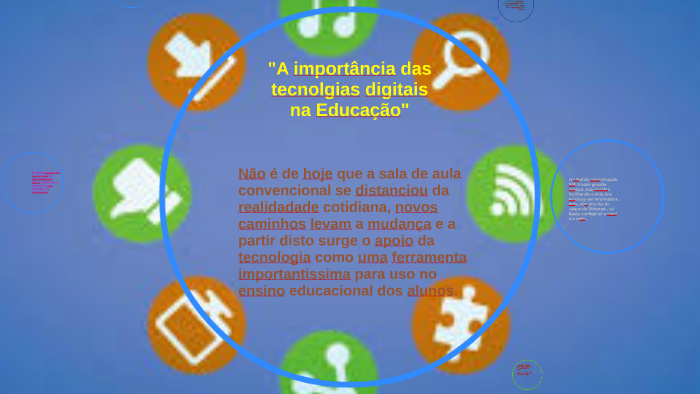 A importância das tecnologias digitais na Educação. by oseias dalponte ...