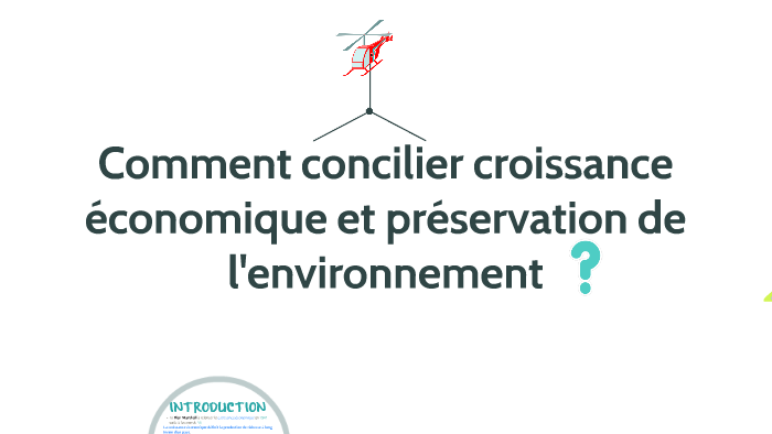 Comment Concilier Croissance Economique Et Preservation De L By Safaa Sehbaoui Sadek