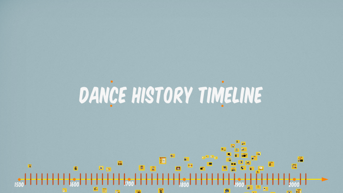 Dance History Timeline By Ashley Burt