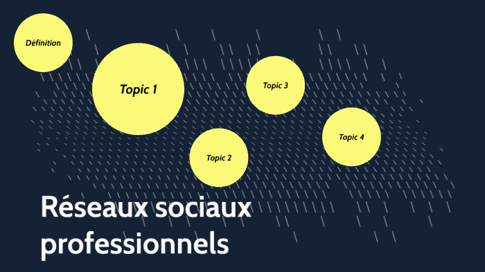 Réseaux sociaux professionnel by Clément Croza on Prezi