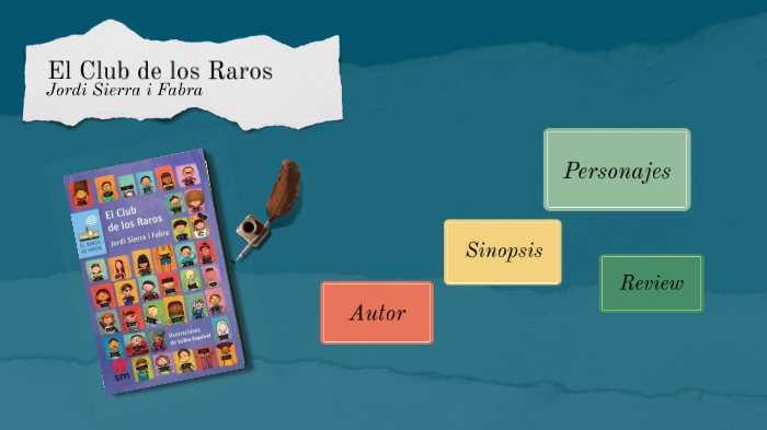 El club de los raros _ Jordi Sierra by Paola Palacios Rivera on Prezi