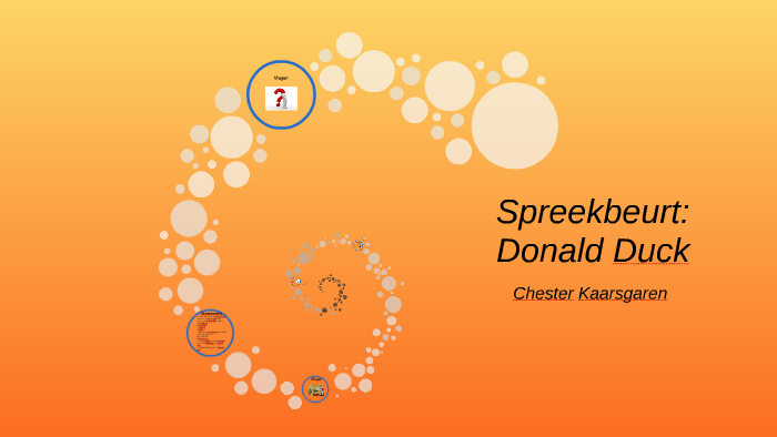 Spreekbeurt: Donald Duck By On Prezi