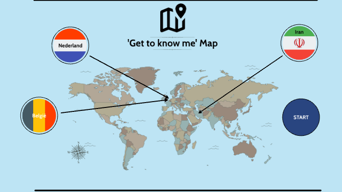 'Get to know me' Map by Mikel Tolboom on Prezi