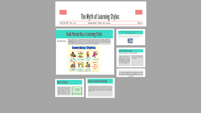 The Myth of Learning Styles by Rebecca Allison on Prezi